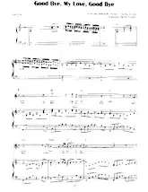 download the accordion score Goodbye My love Goodbye (Chant : Demis Roussos) (Slow) in PDF format