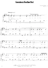 télécharger la partition d'accordéon Grandma's feather bed (Chant : John Denver) (Marche Country) au format PDF