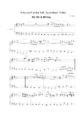 télécharger la partition d'accordéon Aria na Corda Sol / Air on G String (Acordeon Solo) au format PDF