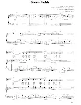 télécharger la partition d'accordéon Green Fields (Chant : The Brothers Four) (Arrangement : Igor Kantiukov) (Slow Rock) au format PDF