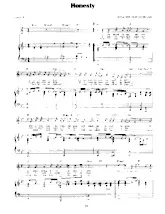 descargar la partitura para acordeón Honesty (Slow Rock) en formato PDF