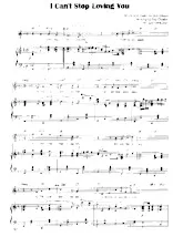 télécharger la partition d'accordéon I can't stop loving you (Chant : Ray Charles) (Arrangement : Igor Kantiukov) (Slow Rock) au format PDF
