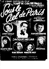 download the accordion score Sous le ciel de Paris (Chant : Edith Piaf) in PDF format