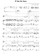 scarica la spartito per fisarmonica If you go away (Chant : Frank Sinatra) (Arrangement : Igor Kantiukov) (Slow) in formato PDF