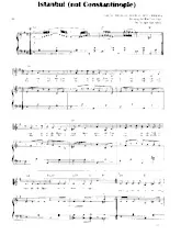 scarica la spartito per fisarmonica Istanbul (not Constantinople) (Chant : The Four Lads) (Arrangement : Igor Kantiukov) (Fox-Trot) in formato PDF
