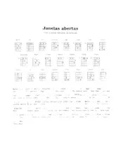 télécharger la partition d'accordéon Janelas abertas (Chant : Elizeth Cardoso) (Slow) au format PDF