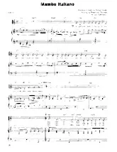 télécharger la partition d'accordéon Mambo Italiano (Chant : Rosemary Clooney) (Arrangement : Igor Kantiukov) au format PDF