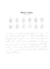 télécharger la partition d'accordéon Maria Joana (Bossa Nova) au format PDF