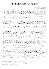 download the accordion score Déclaration musette (Valse) in PDF format