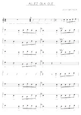 télécharger la partition d'accordéon Allez Ola Olé (Chant : Jessy Matador) (Transcription) au format PDF