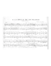 télécharger la partition d'accordéon A la orilla de un palmar (Cancion Mexicana) (Modérato) au format PDF