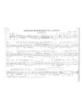 download the accordion score Adios Mariquita Linda (Cancion Mexicana) (Modérato) in PDF format