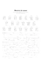 scarica la spartito per fisarmonica Morrer de amor (Chant : Jota Quest) (Bossa Nova) in formato PDF