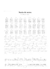 descargar la partitura para acordeón Nada de novo (Bossa Nova) en formato PDF