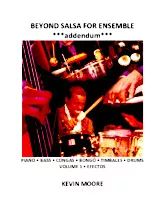 télécharger la partition d'accordéon Beyond Salsa For Ensemble : Addendum (Piano / Bass / Congas / Bongo / Timbales / Drums / Efectos) (Volume 1) au format PDF