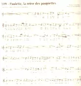 descargar la partitura para acordeón Paulette La reine des paupiettes (Chant : Les Charlots) en formato PDF