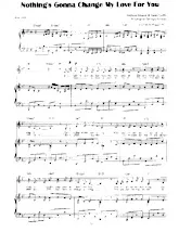 download the accordion score Nothing's gonna change my love for you (Chant : George Benson) (slow) in PDF format