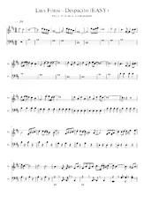scarica la spartito per fisarmonica Despacito (Arrangement : Dario d'Aversa) in formato PDF