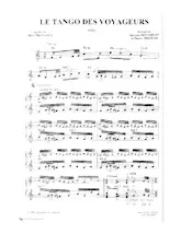 descargar la partitura para acordeón Le tango des voyageurs en formato PDF