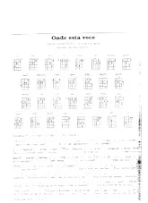 download the accordion score Onde está você (Slow) in PDF format
