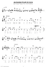 descargar la partitura para acordeón Un baïon pour de bon (Baïon Chanté) en formato PDF