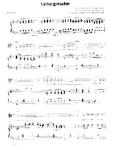 download the accordion score Unforgettable (Chant : Nat King Cole) (Arrangement : Igor Kantiukov) (Slow) in PDF format