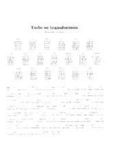 descargar la partitura para acordeón Tudo se transformou (Bossa Nova) en formato PDF