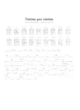 télécharger la partition d'accordéon Tintim por tintim (Chant : João Gilberto) (Bossa Nova) au format PDF