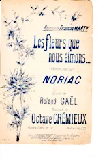 descargar la partitura para acordeón Les fleurs que nous aimons (Répertoire Francis Marty) en formato PDF