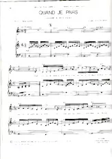 download the accordion score Quand je pars (Quand je m'en vais) in PDF format