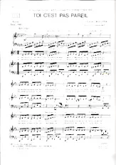 download the accordion score Toi c'est pas pareil (Arrangement : Jean-Claude Petit) (Slow) in PDF format