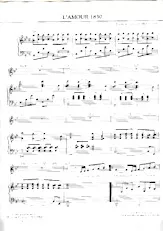 scarica la spartito per fisarmonica L'amour 1830 in formato PDF