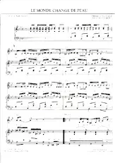 scarica la spartito per fisarmonica Le monde change de peau (Arrangement : Jean-Claude Petit) in formato PDF