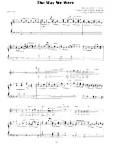 scarica la spartito per fisarmonica The way we were) (Slow Rock) in formato PDF