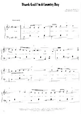 scarica la spartito per fisarmonica Thank God I'm a country boy (Chant : John Denver) (Country Quickstep Linedance) in formato PDF