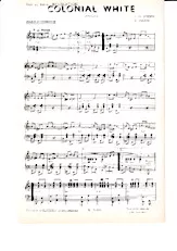 scarica la spartito per fisarmonica Colonial White (Orchestration) (Marche) in formato PDF