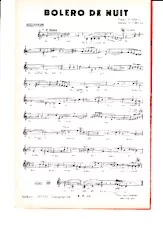 télécharger la partition d'accordéon Boléro de nuit (Orchestration) au format PDF