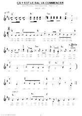 download the accordion score Ça y est le bal va commencer (Indicatif début de bal) in PDF format