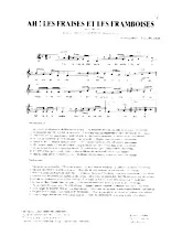 descargar la partitura para acordeón Ah les fraises et les framboises (Arrangement : Yves Puech) (Marche) en formato PDF