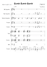 télécharger la partition d'accordéon Quando Quando Quando (Arrangement : Alberto Testa / Ervin Davis) (Band) (Samba) au format PDF