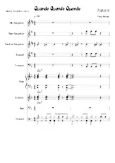 scarica la spartito per fisarmonica Quando Quando Quando (Arrangement : Alberto Testa / Ervin Davis) (Band) (Samba) in formato PDF