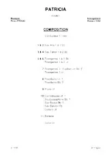 download the accordion score Patricia (Arrangement : Horace Diaz) (Conducteur 11 Voix) (Mambo) in PDF format