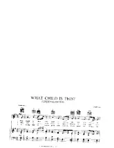 descargar la partitura para acordeón What Child is this (Greensleeves) (Chant de Noël) en formato PDF