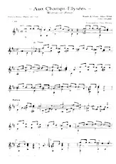 télécharger la partition d'accordéon Aux Champs-Elysées /(Waterloo Road) (Arranged : by Cees Hartog) (Chant : Joe Dassin) (Guitare) au format PDF