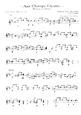 download the accordion score Aux Champs-Elysées /(Waterloo Road) (Arranged : by Cees Hartog) (Chant : Joe Dassin) (Guitare) in PDF format