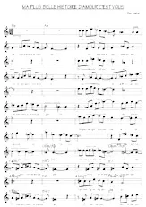 scarica la spartito per fisarmonica Ma plus belle histoire d'amour (Relevé) in formato PDF