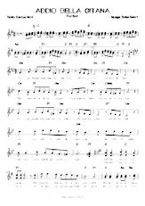 télécharger la partition d'accordéon Addio bella Gitana (Fox Trot) au format PDF