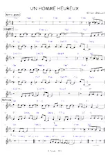 descargar la partitura para acordeón Un homme heureux (Relevé) en formato PDF