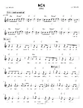 descargar la partitura para acordeón Mia (Groupe : Gorki) en formato PDF