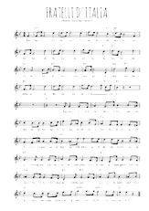 télécharger la partition d'accordéon Fratelli d'Italia (Hymne National Italien) au format PDF
